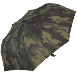iX-brella Super Mini Pocket Umbrella with Large Roof 94 cm Camouflage, Camouflage Olive, Camouflage printed