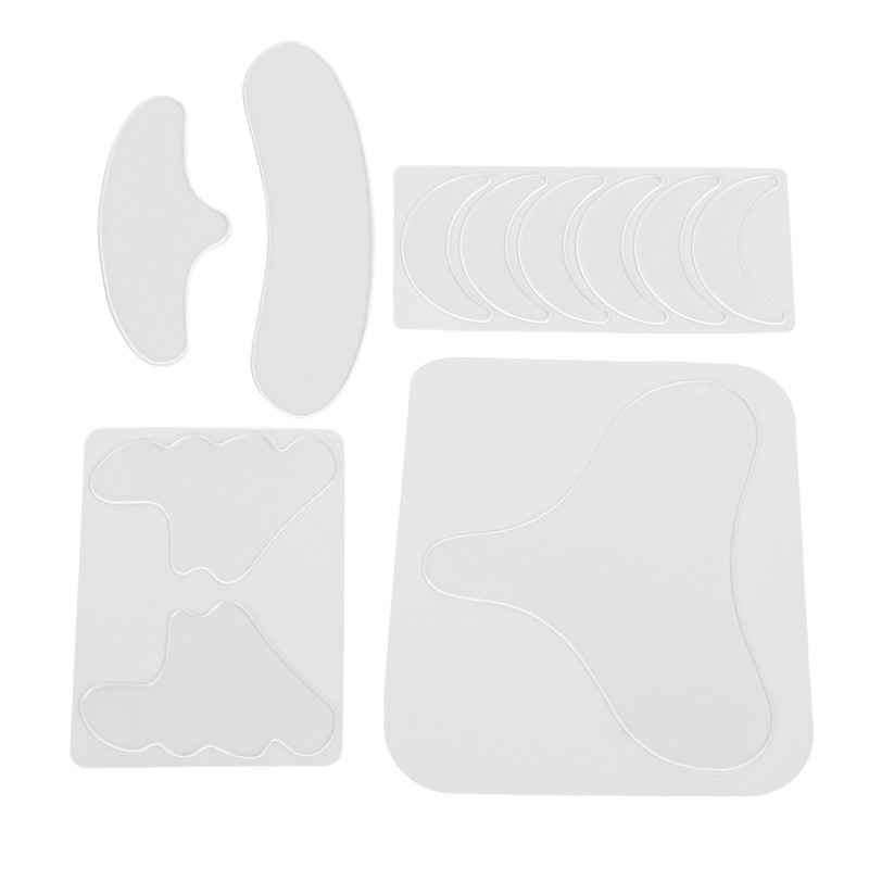 11pcs Facial Wrinkle Flattening Patch Remove Eye Bags Silicone Anti
