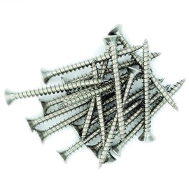 No.4 x 2 (3mm x 50mm) Pozi Countersunk Chipboard Screw - Stainless Steel (A2) (Pack of 20)