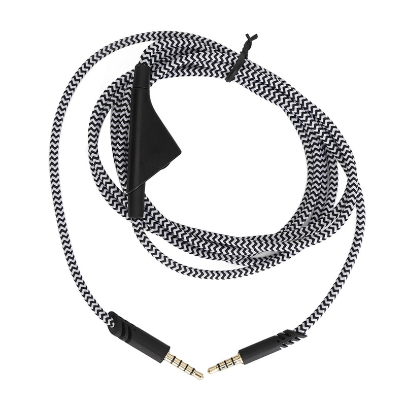 Gaming Headset Extension Cable Replacement Braiding Headphone Extension Cord with