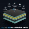 FANCYWING G10 Fiberglass Sheet, 305X305X1.0MM Glass Fiber Composite Laminate Board,
