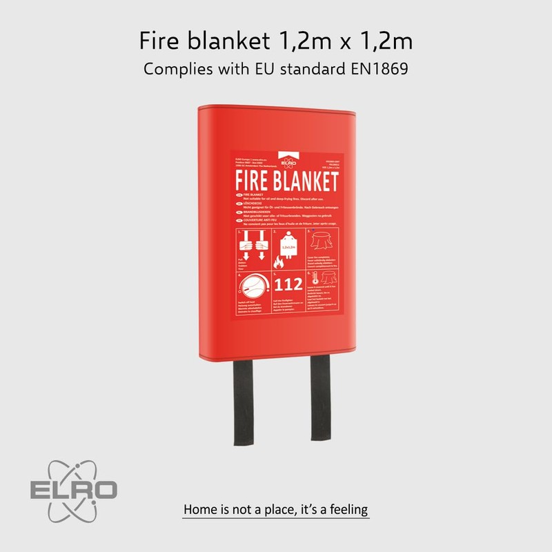 ELRO Fire Blankets FB1300 Fire Blanket 1.2 m x 1.2