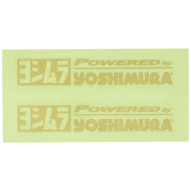Yoshimura 904-213-2400 Yoshimura Sticker (3.9 inches (100 mm), Gold)