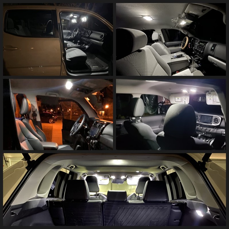 White Interior LED Lights Kit for Chevy Corvette C5 1997