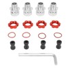 4pcs 12mm to 17mm Wheel Hex Adapter Professional Aluminum Alloy