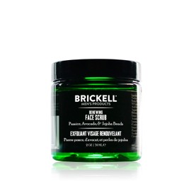 Productos Brickell Hombres Renovacin Exfoliante Facial, 2 onzas