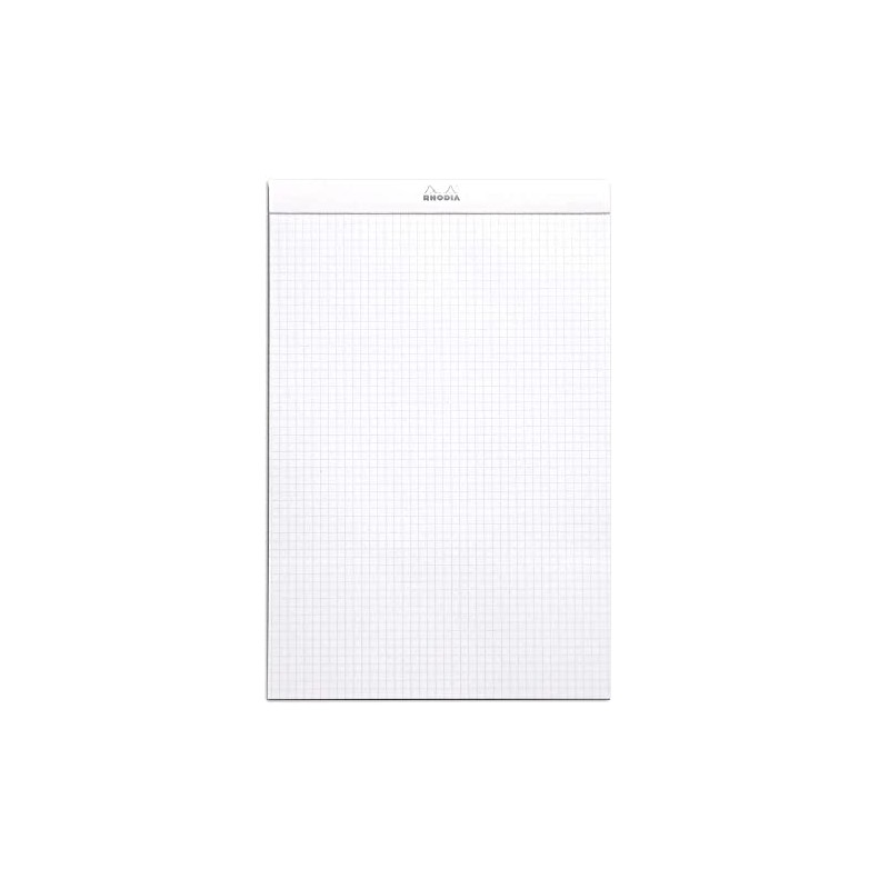 Rhodia 19601C Stapled notepad (checkered with border, 80 g, A4,