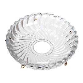 B&P Lamp® 4" (100Mm) Diameter, Clear Glass Bobeche, 6 Pins