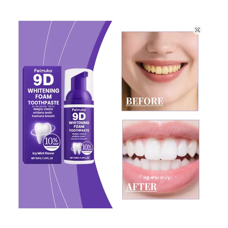 DIPSEVEN Purple Teeth Cleaning Powder - Color-Correcting Whitening Powder