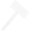 Safety 3 Garden Stand Label Medium, 6.3 x 2.8 x