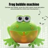 Electric Frog Bubble Machine Toy Music Bathing Partner Parent Child