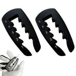 shirylzee 2 Pack Golf Tee Height Tool Precision Adjustable Golf Tee Height Setter Golf Tee Height Setup Tool Golf Training Aid Accessories for Consistent Swings