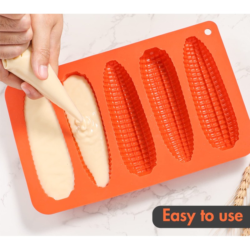 webake Juego de 2 moldes de silicona para pan de