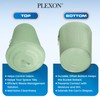 Plexon Round Trash Can 13 Gallon, Vintage Metal Outdoor Trash