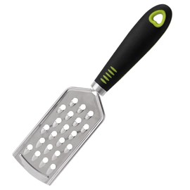 sourcing map Cheese Grater Stainless Steel Cheese Grater with Handle, Hand Cheese Grater for Parmesan, Vegetables, Potatoes