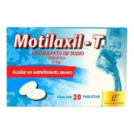Motilaxil T Picosulfato De Sodio Estreñimiento Severo 20tabs