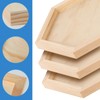 Falling in Art 10x11 Wooden Hexagon Shaped Panel Boards Kit,