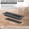 Floor Register 2x12, Heavy Duty Steel Walkable Floor Vent Covers,
