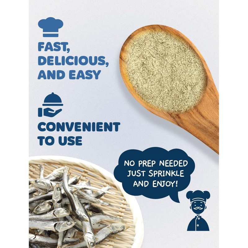 NICE WITCH'S Korean 100% Pure Natural Seasoning Use anchovy powder