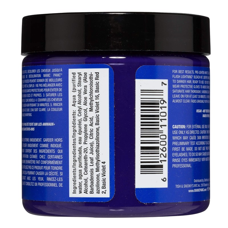 MANIC PANIC Ultra Violet Amplified Semi-Permanent Hair Dye - Cool