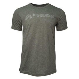 Pnuma Outdoors Topo Logo Tee Shirt, Green, Large, Crew Neck, 60% Cotton 40% Polyester, Screenprinted Label (SS-SS-TP-GN-L)