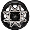4/156 Tusk Tintic Wheel 15x7 5.0 + 2.0 Machined/Black For