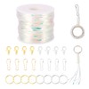 Magibeads 27.34 Yards PVC Plastic String Bracelet Making Kit White