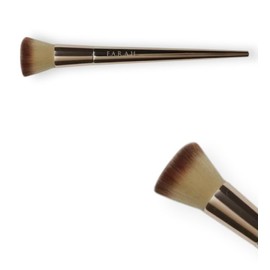 F.A.R.A.H® Flat Foundation Brush 615F – Vegan Bristles, Precision Foundation Application for an Airbrushed Finish