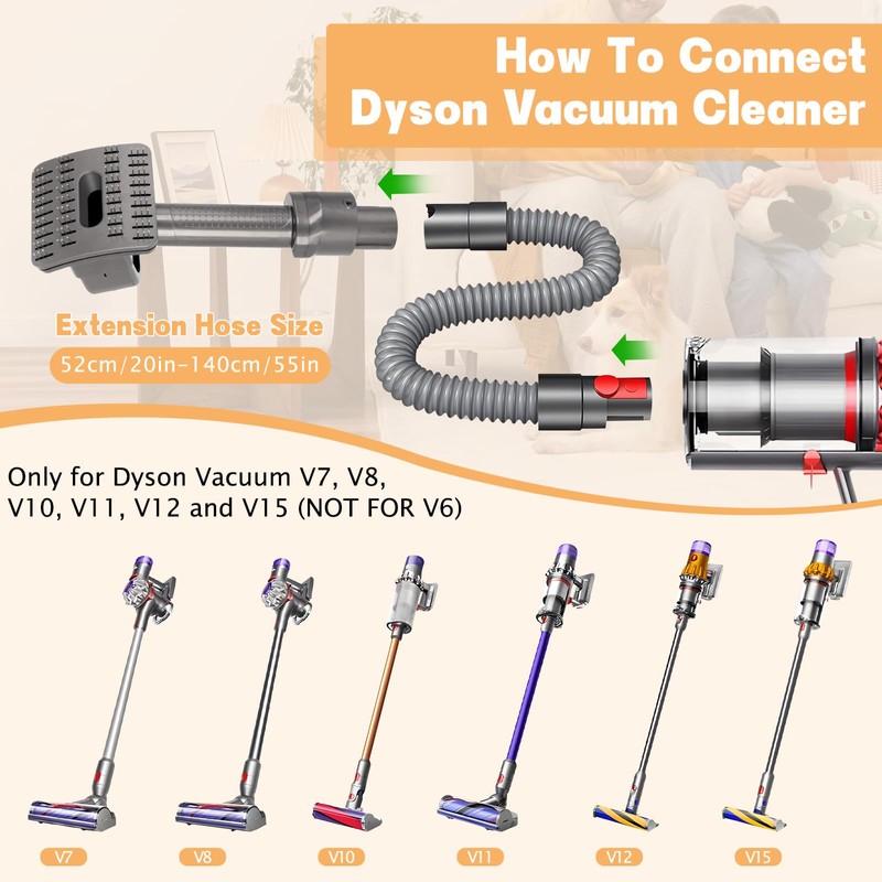 ACCTDLF Groom Tool for Dyson Pet dog Attachment Brush compatible