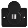 Car Charger Dual USB Port, DC 12-24 V Car Charger