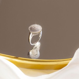 Tuscany - 925 Sterling Silver Silver Zircon