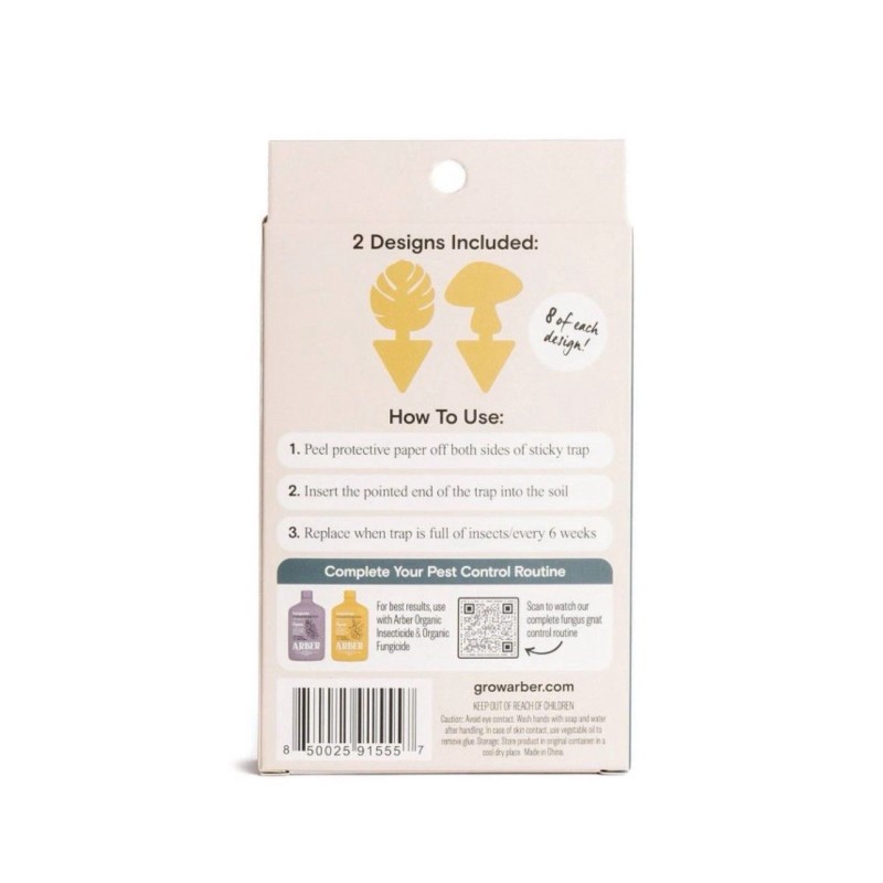 Arber 16 Pack Houseplant Sticky Insect Trap