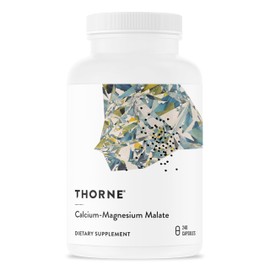 THORNE - Calcium-Magnesium Malate - Gluten-Free Supplement with Magnesium & Calcium Supports Bone Health & Muscle Fatigue* - 240 Capsules