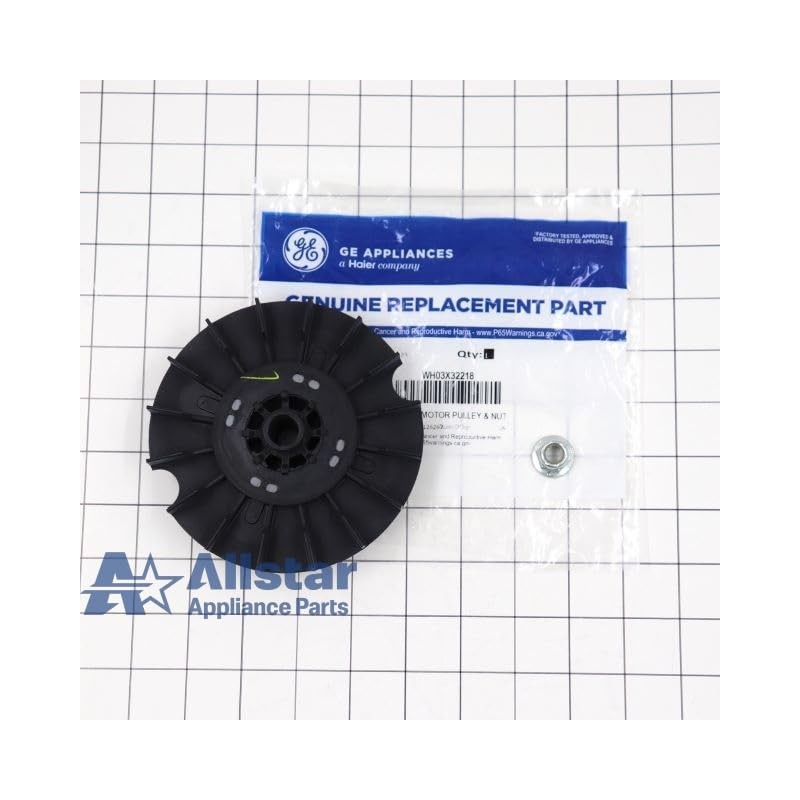 WH03X32218 Washing Machine Motor Pulley