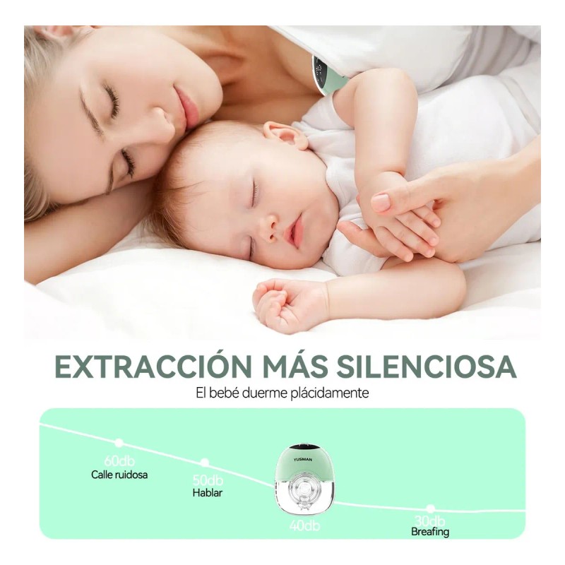 2 Pcs Extractor De Leche Electrico Portátil Manos Libres