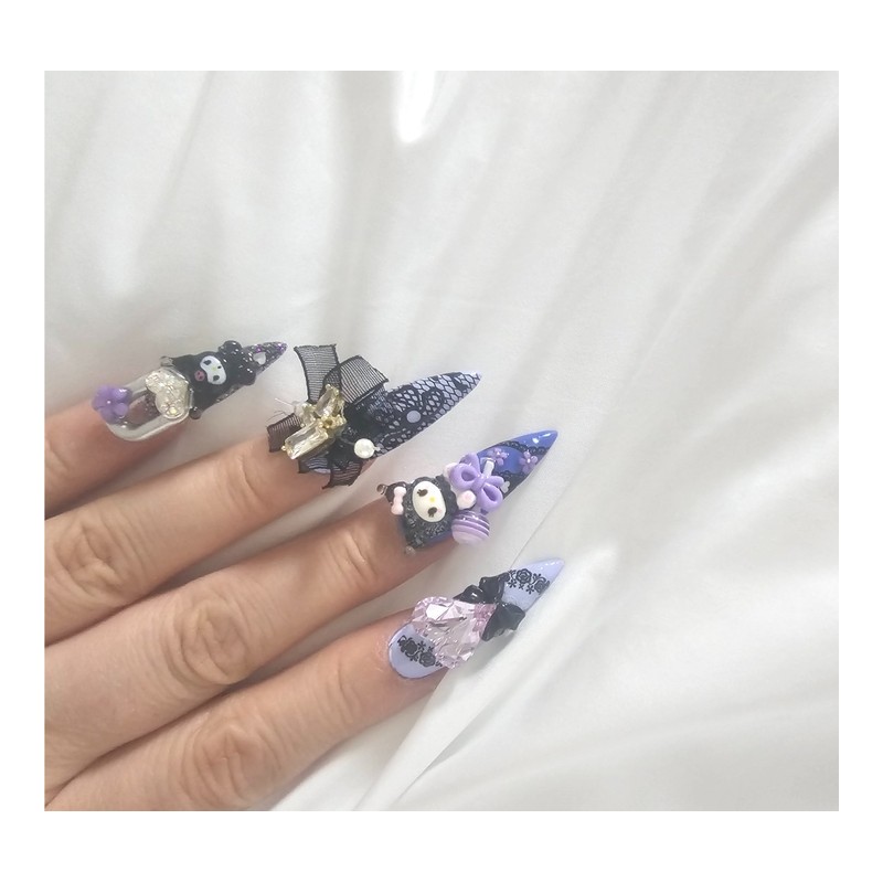 Premium Artlace Handmade Nail Tips ✨ - Long Round