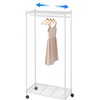 Threehoney Expandable Closet Rod for Wire Shelf Hanging Clothes Adjustable