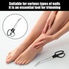 2 Pieces Long Handle Zegel Scissors Manicure Tools Nail Care