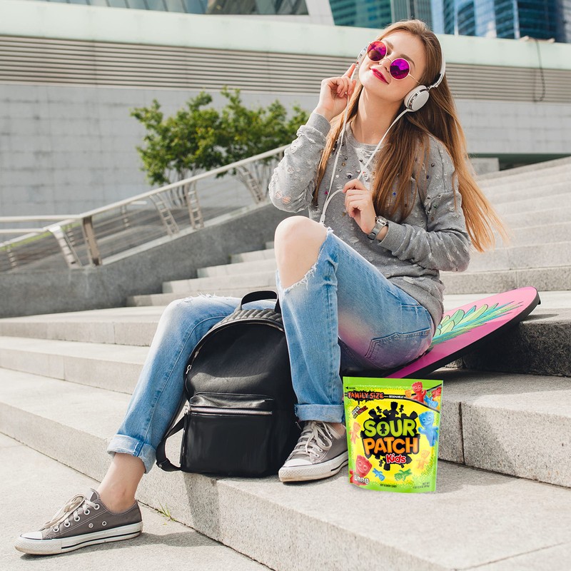 SOUR PATCH KIDS Soft & Chewy Candy, Family Size, Bulk