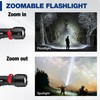 WORKPRO 1200LM Tactical Flashlight, Rechargeable EDC Mini Flashlight, Pocket Flashlight