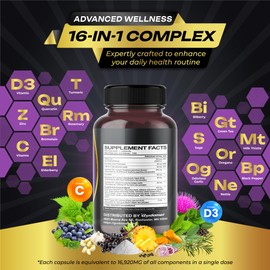 GUDOMET Quercetin Bromelain Zinc Vitamin D3 Elderberry Turmeric Rosemary Bilberry Sage Odorless Garlic Green Tea Milk Thistle Oregano -150 Capsules- Made in USA