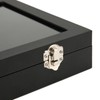Pin Display Case Dustproof Transparent Glass Lid Badge Storage Box