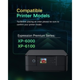 Remanufactured 302XL Ink Cartridge Replacement for Epson 302XL 302 XL Ink Cartridges Multipack for XP-6000 XP-6100 XP 6000 XP 6100 Printer (5 Pack)