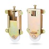 Easy Fix Hardware Concave Mirror Closet Wardrobe Bottom Roller Assembly