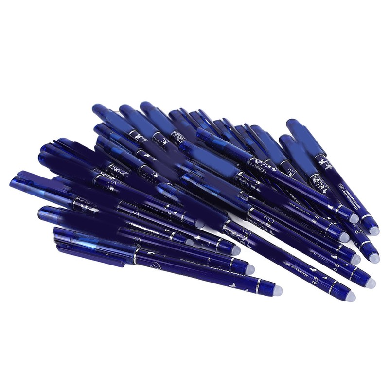 24PCS Erasable Ink Pen Make Mistakes Disappear Blue Erasable Pens