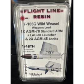 Flight Line Resin FLR1000 1/48 F-105G Wild Weasel Weapons Load