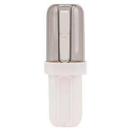 DODAMOUR Toothbrush Travel Case, Plastic Foldable Handle Travel Toothbrush Holder, Portable Toothpaste Toothbrush Storage Container Box for Traveling, Camping, Gym, Bathroom (White)