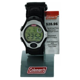 Coleman Men's dual time  stop Watch with Flashlight 40373