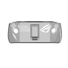LICHIFIT ASUS ROG Ally Game Console Hard PC Case Cover with Folding Stand Clear Shell with Back Support
