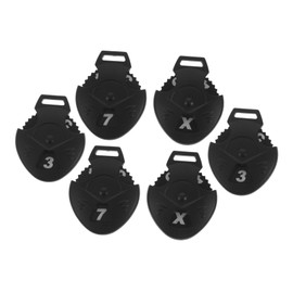 BESPORTBLE Golfing Counter 6pcs Golf Club Headcover Tags Rotating Number Tags for Easy Organization
